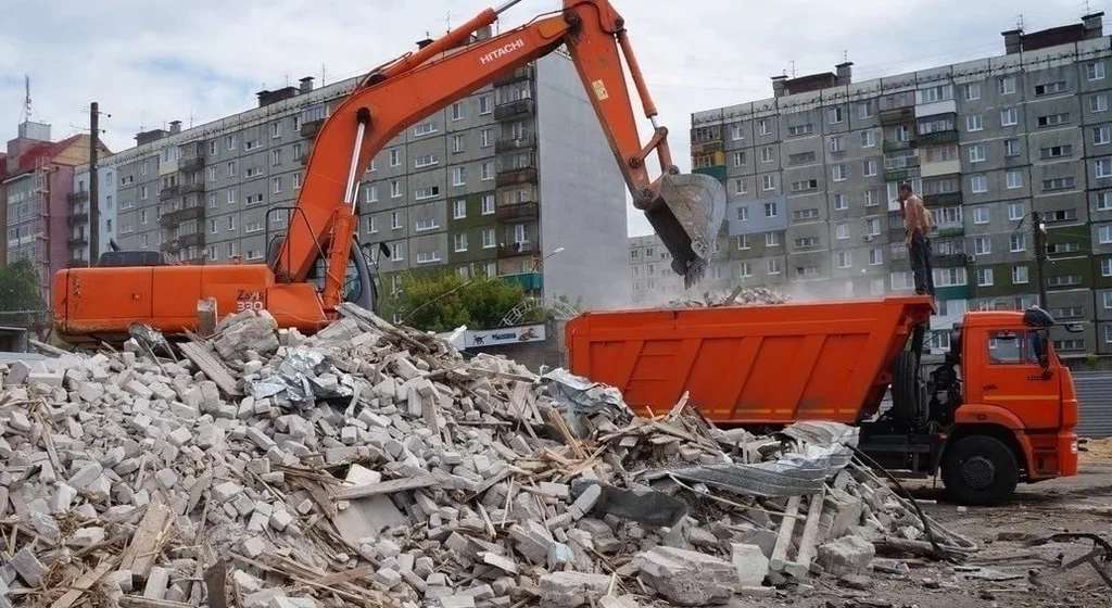 Профессиональный вывоз строительного мусора в Прохладном в октябре